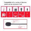 VT200 Single Ear Operator Headset With Mic, Type-C & Answer Key - 3