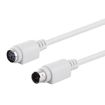 3m 6 Pin PS/2 Keyboard/Mouse Extender Cable (Male to Female) - 1