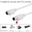 3m 6 Pin PS/2 Keyboard/Mouse Extender Cable (Male to Female) - 3