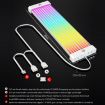 AOSOR Al200 Neon Cable Glow Board for Computer Decoration (Black) - 5