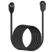 Mini DIN 8 Pin 90 S-Video TV Adapter Cable, 3m (Black) - 2
