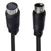 90 Mini DIN 9 Pin M/F Adapter Cable 3m - Black TV Box Accessory - 1