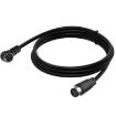 3m Black Curved Mini DIN 9 Pin M/F TV Box Adapter Cable - 3
