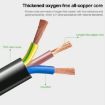 Brazil Notebook AC Power Cord, 3 Prong, 1.5m (OD6.8) - 4