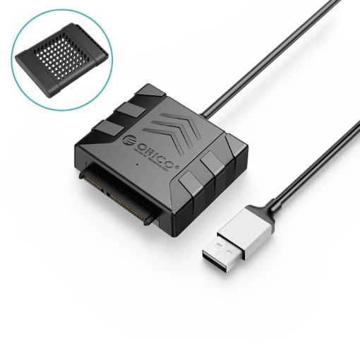 ORICO UTS1 USB 2.0 SATA HDD Adapter with Silicone Case, 1m Cable - 1