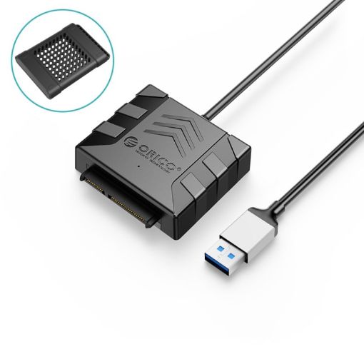 ORICO UTS1 USB 3.0 SATA HDD Adapter with Silicone Case, 0.3m Cable - 1