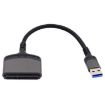 USB3.0 to SATA Cable, Aluminum, 2.5" HDD, 22P, 20cm Length - 2