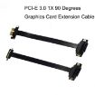 PCI-E 3.0 1X 90 Card Extension Cable, 30cm Length - 2