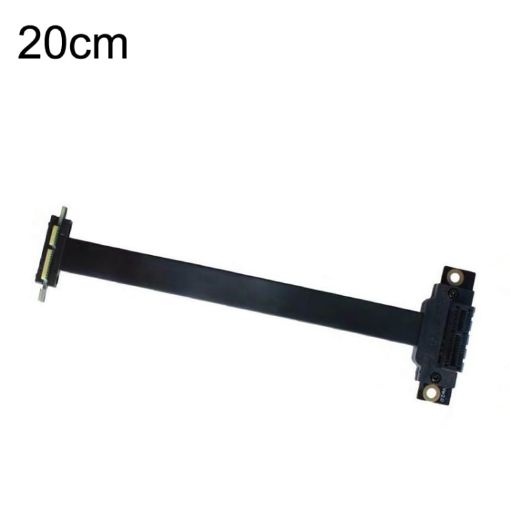 PCI-E 3.0 1X 90 Graphics/Wireless Card Extension Cable 20cm - 1