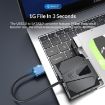 ORICO UTS2 USB 3.0 SATA HDD Adapter with Silicone Case, 0.5m Cable - 3