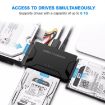 USB3.0 to SATA/IDE Drive Cable Adapter, US Plug, External HDD Adapter - 6