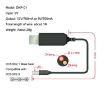 DC 5V to 9V USB Booster Line Mobile Power Cord, 2pcs - 6