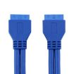 USB 3.0 20 Pin Female to Female Extender Cable, 50cm, 5Gbps - 2