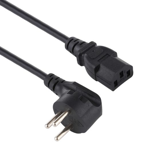 Israel Plug to Three Holes PC Power Cord, 1.8m Cable Length - 1