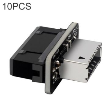 USB 3.0 19P/20P to Type-E 90 Adapter - 10 PCS Mainboard Set - 1