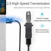 USB 2.0 Female to Female Connector Adapter Extender Converter - 5