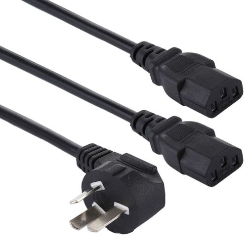 3 Pin 10A 250V PC Power Cable, 1.8m AU Plug (Black) - 1