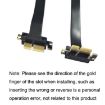 PCI-E 3.0 1X 90 Card Extension Cable, 40cm Length - 6