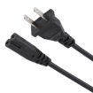 High Quality 2 Prong US Notebook AC Power Cord, 1.5m Length - 2