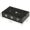 USB Data Switch, 2 Port, Black - 3