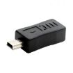 Mini USB to Micro USB Female Adapter, Black - USB 2.0 Compatible - 2