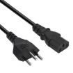 Brazil AC Power Cord, 3 Prong, 1.2m Length (OD5.5) - 1
