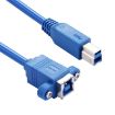 USB 3.0 B Female to B Male Adapter Cable 50cm for Printer/Scanner - 2