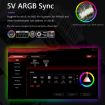 COOLMOON Y360 ARGB Chassis Light Bar Silicone LED Strip Lamp - 7