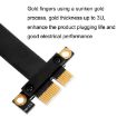PCI-E 3.0 1X 90 GPU/Wireless Card Extension Cable 10cm - 3