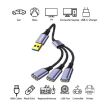 ENKAY ENK-CB172 USB 2.0 OTG Splitter Y Cable, 0.5m Extension Cord - 2