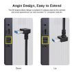 USB 3.0 Down Angle 90 Extension Cable Male-Female 15cm Adapter - 4