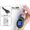 Mini GPS Navigation Keychain Tracker, USB Rechargeable (Green) - 4