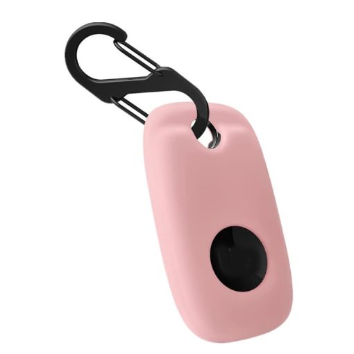 Tile Mate Pro Tracker Case: Silicone, One-piece Design, Pink Cover - 1