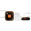 REACHFAR V28 GSM Mini LBS WiFi AGPS Tracker SOS Necklace (Black) - 5