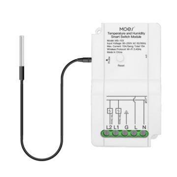 WiFi Switch Module & Temperature Probe Tuya Smart Timer Switch - 1