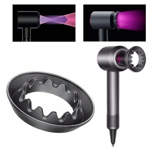 Dyson Hair Dryer Gentle Air Nozzle Attachments - Black - 1