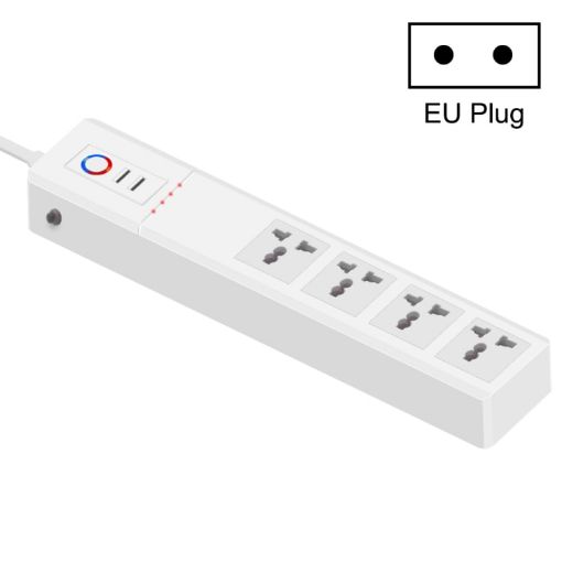 ZigBee 16A SM-SO306-M Smart Power Strip with USB (EU Plug) - 1
