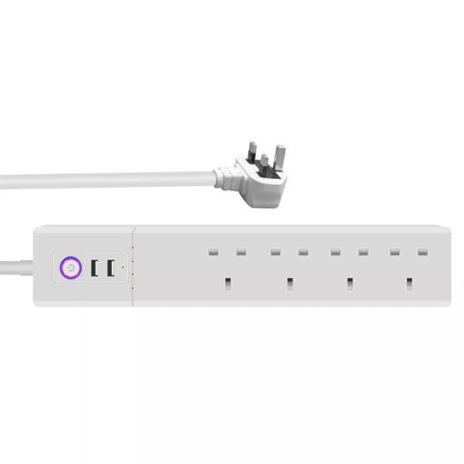 WiFi 10A SM-SO306-K Smart Power Strip, 4 Holes 2 USB, UK Plug - 1