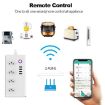 ZigBee 10A SM-SO301-B Smart Power Strip with USB, Brazil Plug - 4