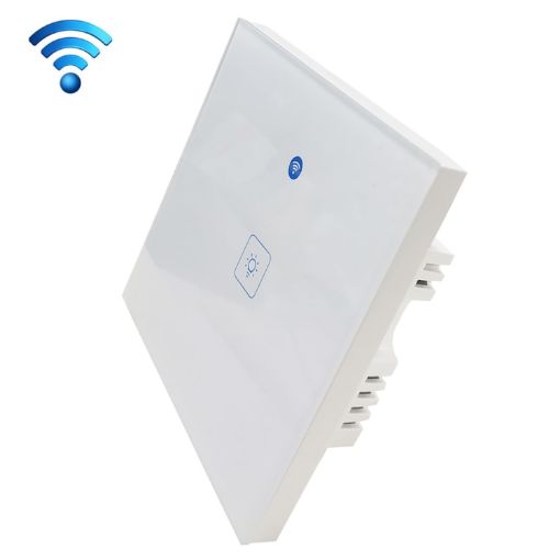 EWeLink APP Touch 2A 1 Gang Glass Smart Wall Switch UK Plug - 1