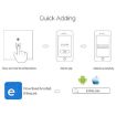 EWeLink APP Touch 2A 1 Gang Glass Smart Wall Switch UK Plug - 9