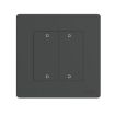 Tuya ZigBee Smart EU Plug Wall Switch, 4 Ways, Gray Scene Style - 1