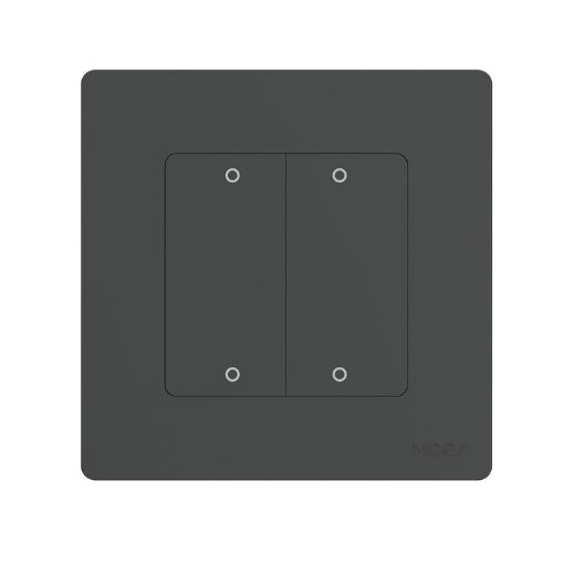 Tuya ZigBee Smart EU Plug Wall Switch, 4 Ways, Gray Scene Style - 1