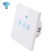 EWeLink APP & Touch 3 Gangs Glass Smart Wall Switch EU Plug - 1