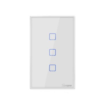 Sonoff T2 Tempered Glass Smart Light Switch, Alexa & Google Home - 1