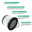 2 PCS Vacuum Filter for Black&Decker PV1210/PV1020L/PD11420L - 8