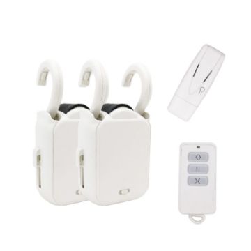 X101 Smart Home Automatic Curtain Machine, Roman Pole Double Host+Gateway - 1