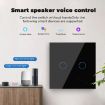 Tuya ZigBee 2 Gang Black Touch Wall Remote Light Switch EU Plug - 5
