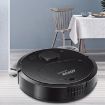 Intelligent Robot USB Charging Automatic Vacuum Cleaner (Black) - 1