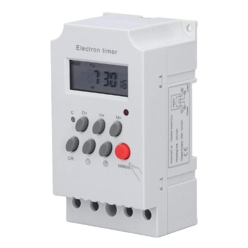 220V 25A Microcomputer Timer Time Control Switch - 1